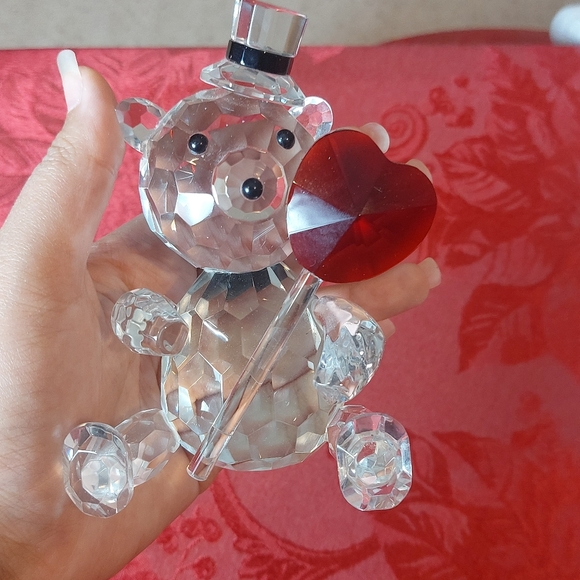 Godinger Shannon Teddy Bear Crystal Sculpture - Picture 6 of 7